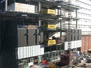 the building site July 2006