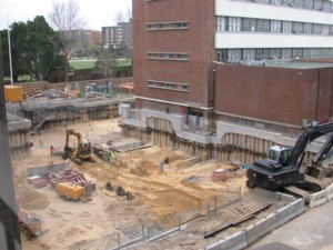 the building site Sept 05